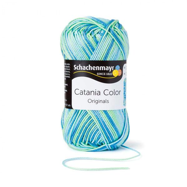 Baumwollgarn Catania Color Fb. 53 mint-grün-blau von Schachenmayr