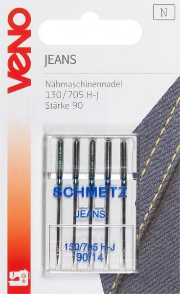 Nähmaschinennadeln Jeans 130/705 H-J Stärke 90/14 von Schmetz