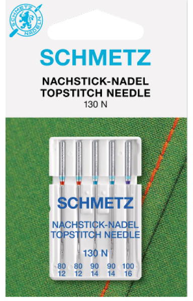 Schmetz Nachstick-Nadel Topstitch Needle 80-100
