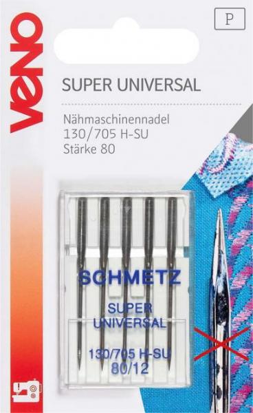 Schmetz/Veno Nähmaschinen-Nadel Super Universal 80/12 Antihaftbeschichtung