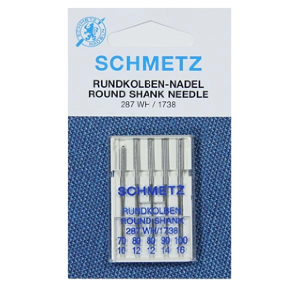 Schmetz Nähmaschinennadeln Rundkolben 70–100