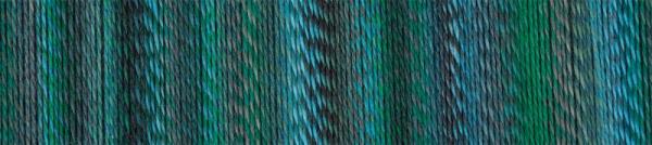 Zauberball®Crazy 2542_ Cool Botanical Garden Inspiration Kieran Foley 75% Schurwolle (Strong Quality, superwash) 25% Polyamid (biologisch abbaubar)
