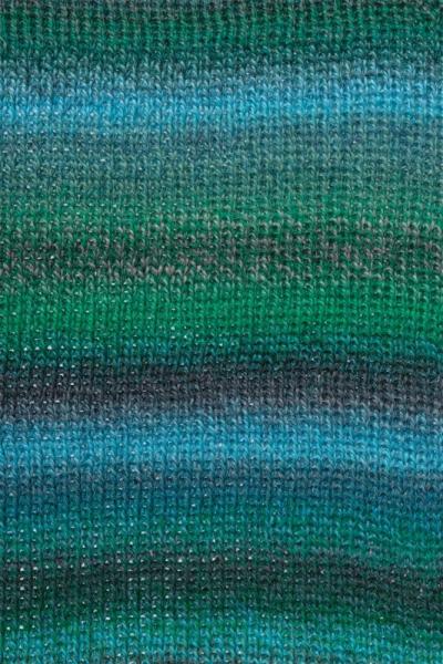 Zauberball®Crazy 2542_ Cool Botanical Garden Inspiration Kieran Foley 75% Schurwolle (Strong Quality, superwash) 25% Polyamid (biologisch abbaubar)