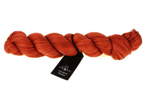 6 KARAT Shadow 2371_ Roter Ocker 80% Schurwolle (Merino fine, superwash), 20% Seide