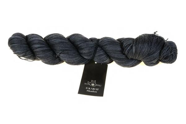 6 KARAT Shadow 2379_ Seidenschwarz 80% Schurwolle (Merino fine, superwash), 20% Seide