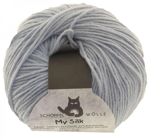 My Silk Garn Fb. Hellblau von Schoppel