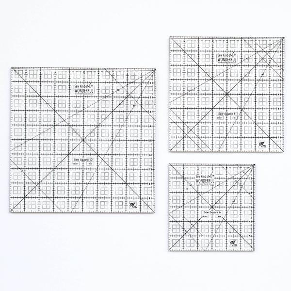 Sew Square 10 (10x10 inch), Square-up Lineal