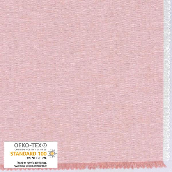 Baumwollstoff Cottonshot Webware von Stoffabrics rosa-weiß