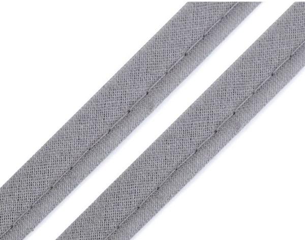 Paspelband 12 mm Fb. hellgrau Meterware
