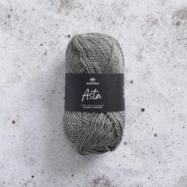 Asta - Merino- und Alpackagarn Fb. 083 Grau