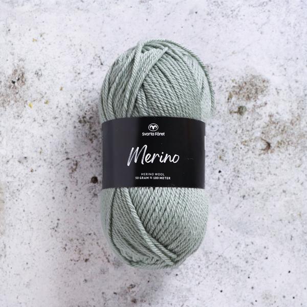 Merino Wolle Fb.Salbei von Svarta Faret