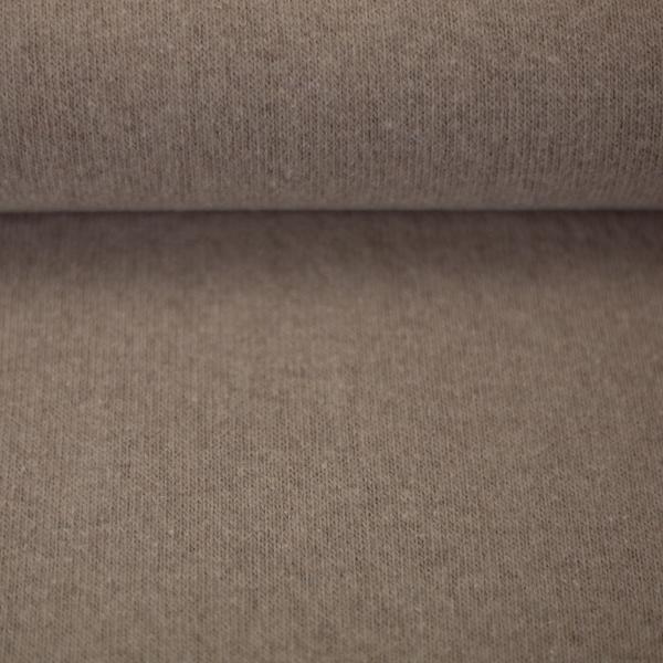 Baumwoll-Strickstoff Bono angeraut Fb. Beige von Swafing