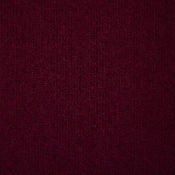 Baumwoll-Strickstoff Bono angeraut Fb. Bordeaux von Swafing