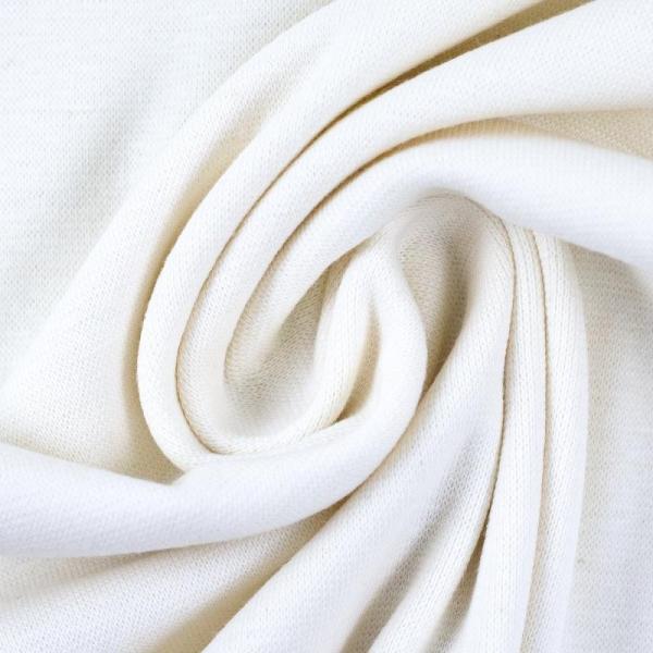 Jersey Baumwolle Vanessa Uni Weiß von Swafing