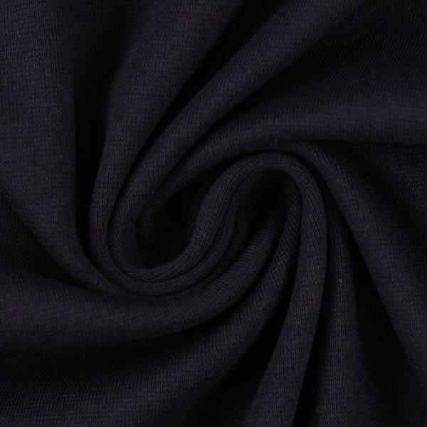 Sweatstoff Eike angeraut Fb. Marineblau von Swafing
