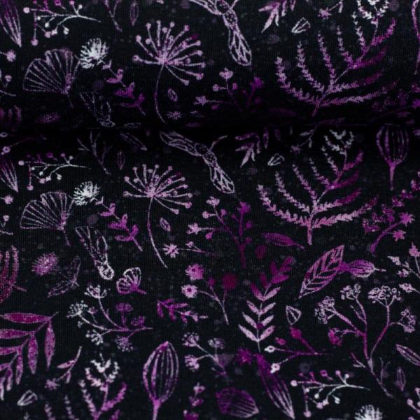 French Terry Sommersweat Herbstfrüchte by Christiane Zielinski