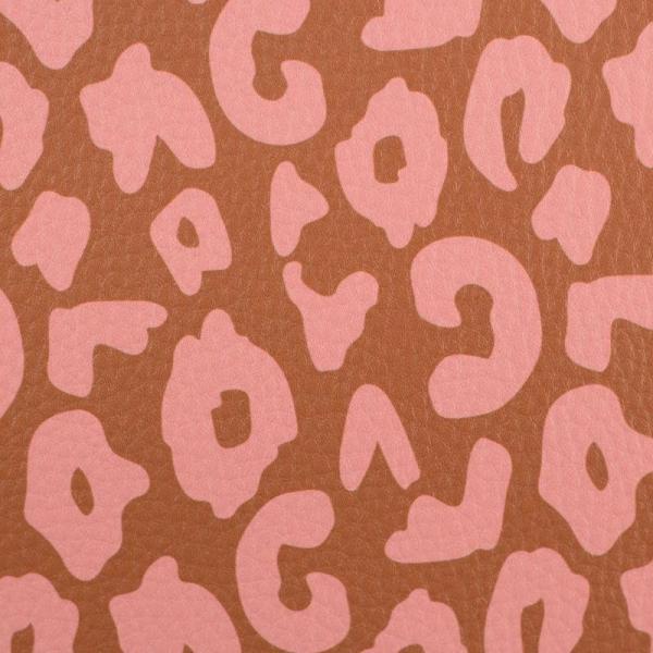 Kunstleder Happy Collection Cherry Picking Leo braun-rosa