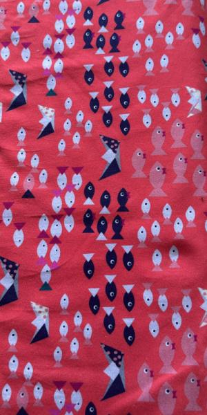 Jersey Baumwolle bei Liane Fische, Boote von Swafing