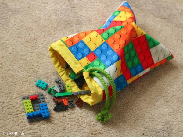 Dekostoff Webware Canvas Bob Klemmbausteine Bunt