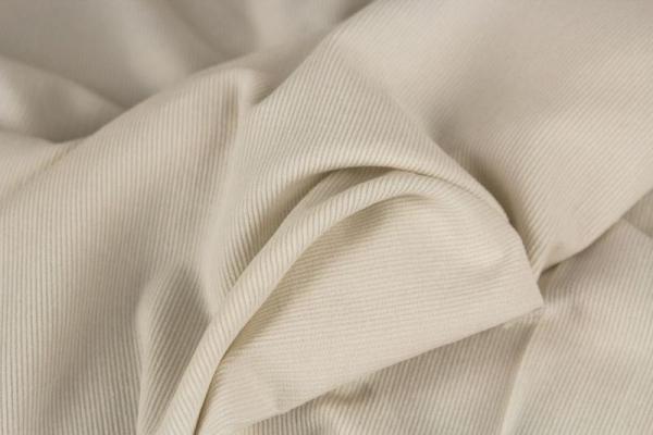 Babycord Gaby Uni ecru-weiß von Swafing