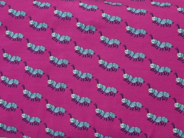 Jersey Baumwolle KrabbelKrabbel by Jolijou pink