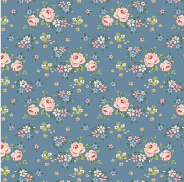 Patchworkbaumwolle Creating memories 130129 Gracie Blue von Tilda