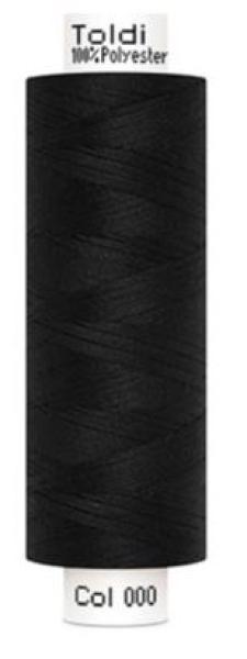 Toldi Nähgarn 500 m 100%Polyester Fb. 000 Schwarz