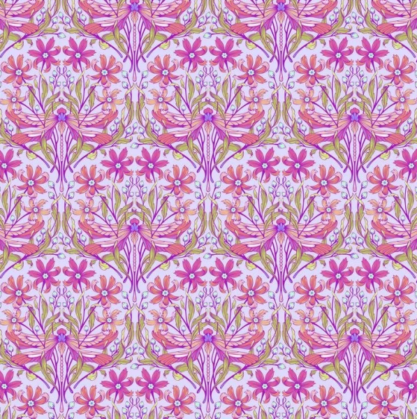 Patchworkbaumwolle Dragon your Feet by Tula Pink Moon Garden 199.Dusk