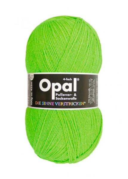 Opal Sockenwolle 4-fach Uni Fb. 2011 Neongrün