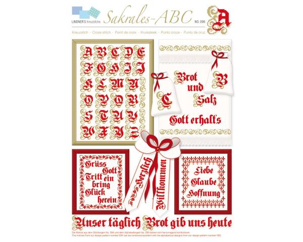 0403-1217-095 Lindner Stickvorlage Sakrales ABC