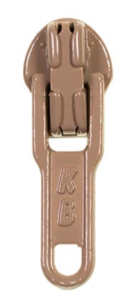 Schieber / Zipper für S40 Reißverschlüsse Fb.886 Sand