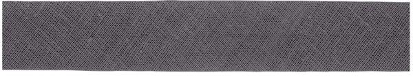 VENO Baumwoll-Schrägband 40/20 mm Meterware Anthrazit