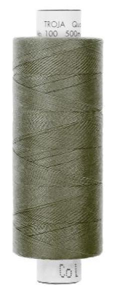 Troja Nähgarn 100% Polyester 500 m Fb. 1162 grün-olive