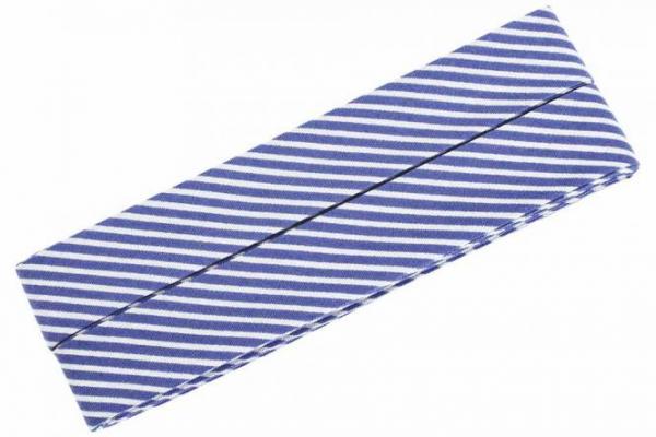 198411-6004 Veno Schrägband gestreift blau weiß