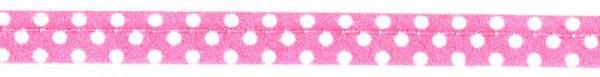 Paspelband gepunktet pink 198504-786 Veno