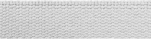 Baumwoll-Gurtband 30 mm breit hellgrau von Veno