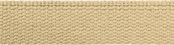 Gurtband Baumwolle 3 cm breit Naturfarben