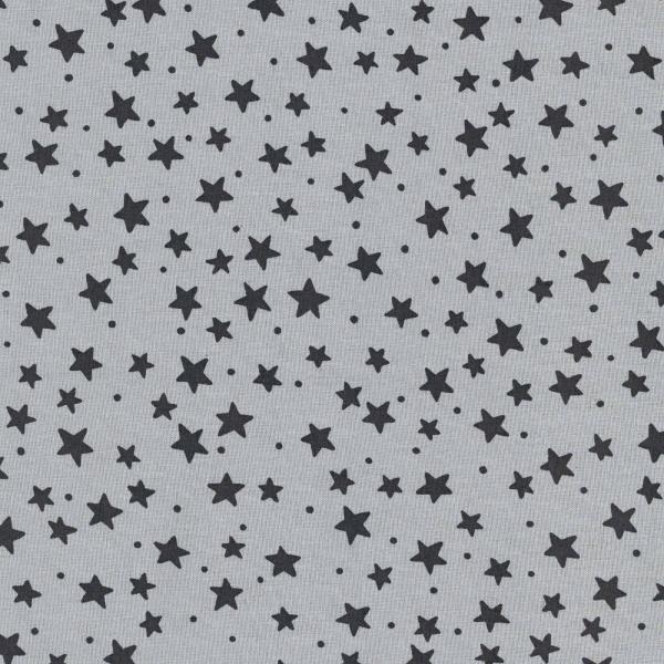 010506182 Westfalenstoffe Sterne grau schwarz