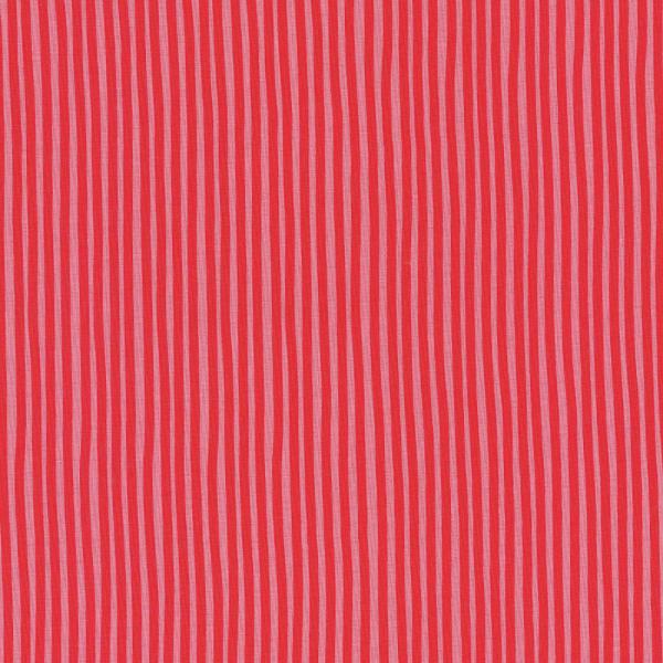Baumwollstoff Streifen rosa-rot Bio kbA 010518063 Westfalenstoffe