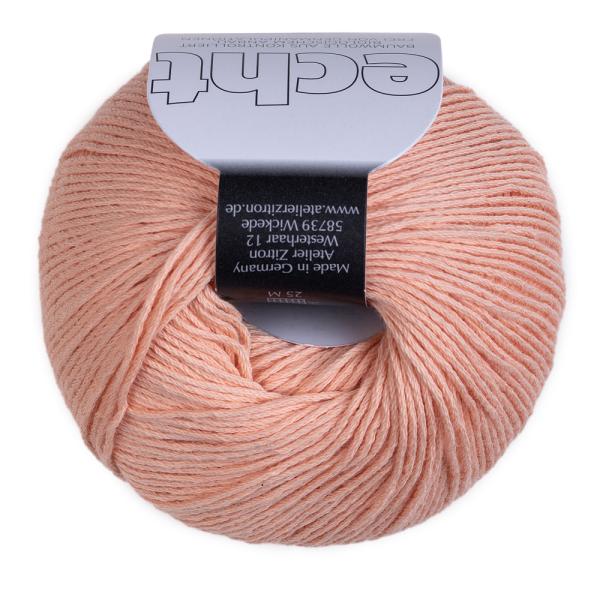 Echt Baumwollgarn Bio Fb. 36 Rose von Atelier Zitron