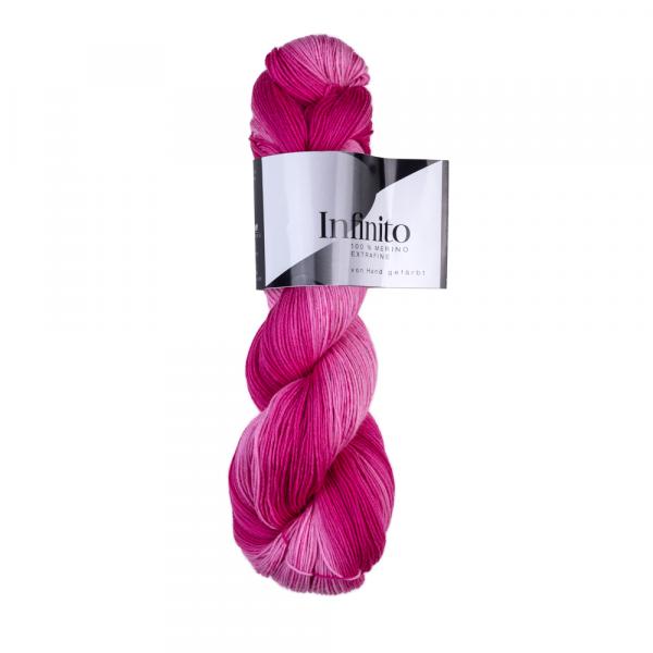 Atelier Zitron Infinito Fb. 08 Pink Verlaufsgarn Merino extrafine