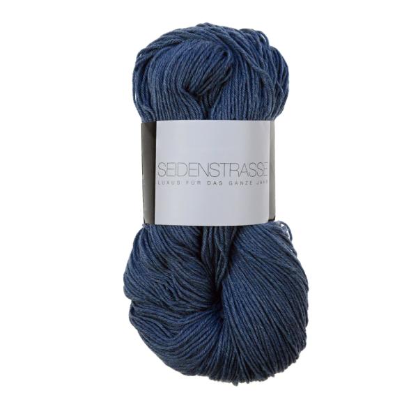 Seidenstrasse Merino-Seide Garn Fb. 9028 Jeansblau