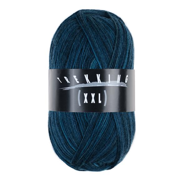 Trekking 4-fach Color Sockenwolle Fb. 822 petrol-blau von Atelier Zitron