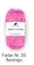 Baumwollgarn Basic Cotton Fb. 35 Flamingo von Pro Lana