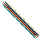 Strumpfstricknadeln Addi Colibri farbig Metall 15 cm 2,5 mm