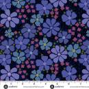 Mystic Meadow by Nancy Rink Packed Floral Blue