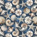 Coastal Shells Dark Blue Kol. Coastal Escape bei Nicole Decamp