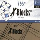 7.5 X-Blocks Template by Cactus Queen Quilt Co