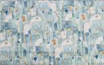 Patchworkbaumwolle Touchstones Turkis by Shell Rummel for Free Spirit