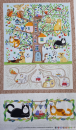 Patchworkbaumwolle Panel Tree House by K. Mawdsley for Henry Glass